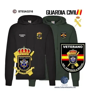 Sudadera-capucha Respuesta y Rescate GAR Guardia Civil