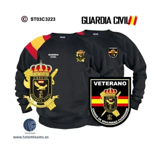 Sudadera-bandera USECIC Unidad de Seguridad Ciudadana Guardia Civil