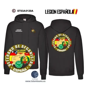 Sudadera-capuchaES Veterano de Afganistán Legión Española