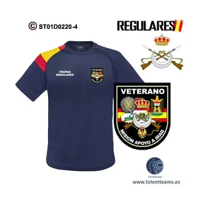 Camiseta Veterano de Iraq Tropas Regulares