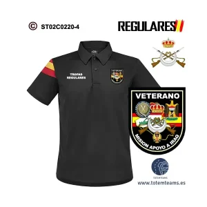 Polo-Bandera Veterano de Iraq Tropas Regulares
