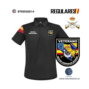 Polo-Bandera Veterano de Bosnia Tropas Regulares
