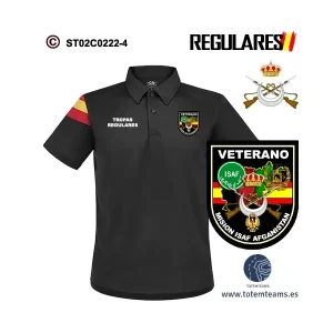 Polo-Bandera Veterano de Afganistán Tropas Regulares