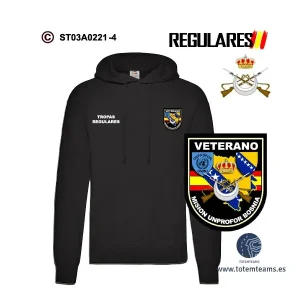 Sudadera-capucha Veterano de Bosnia Tropas Regulares