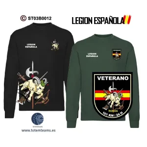 Sudadera-clásica Ronda 101 Kilómetros 24 Horas Legión Española