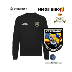 Sudadera-clásica Veterano de Bosnia Tropas Regulares