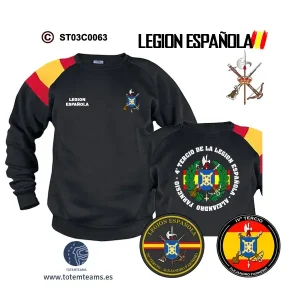 Sudadera-BanderaES 4º Tercio Alejandro Farnesio – Legión Española