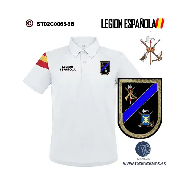 Polo-Bandera 70 IVº Tercio Alejandro Farnesio – Legión Española - Imagen 5