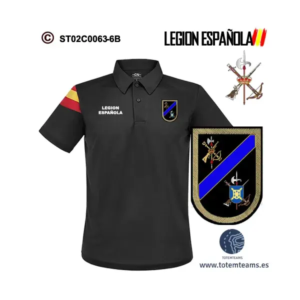 Polo-Bandera 70 IVº Tercio Alejandro Farnesio – Legión Española - Imagen 6