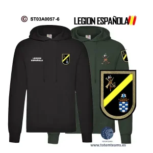 Sudadera-capucha 2º Tercio Duque de Alba – Legión Española