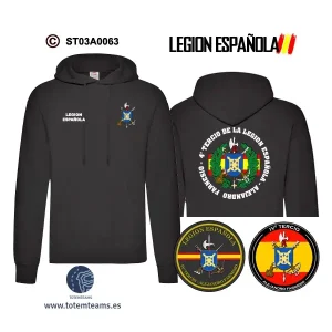 Sudadera-capuchaES IVº Tercio Alejandro Farnesio – Legión Española