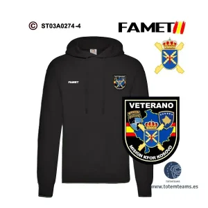 Sudadera-capucha Veterano de Kosovo FAMET