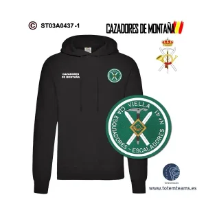 Sudadera-capucha Viella Nº 41 Cia Esquiadores/Escaladores – Cazadores de Montaña