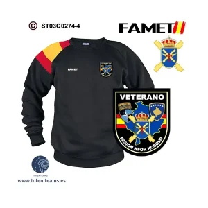 Sudadera-bandera Veterano de Kosovo FAMET