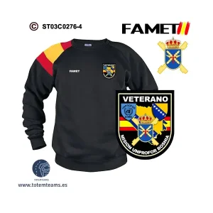 Sudadera-bandera Veterano de Bosnia FAMET
