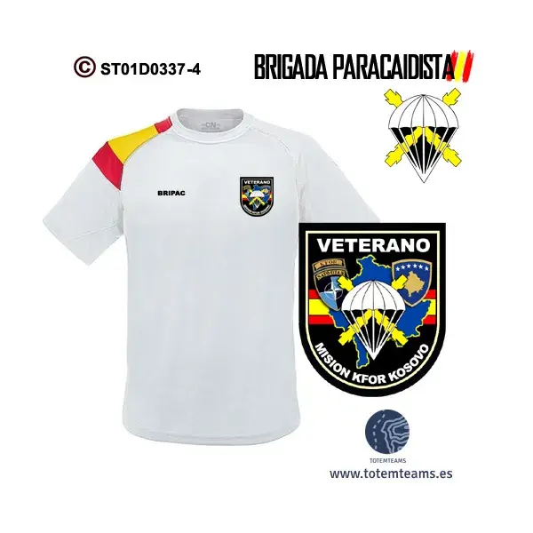 Camiseta Veterano de Kosovo BRIPAC - Imagen 2