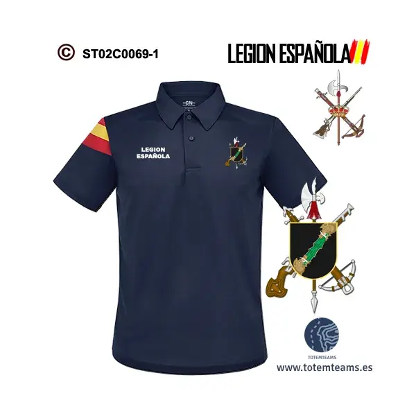 Polo-Bandera Iª Bandera Comandante Franco – Legión Española - Imagen 4
