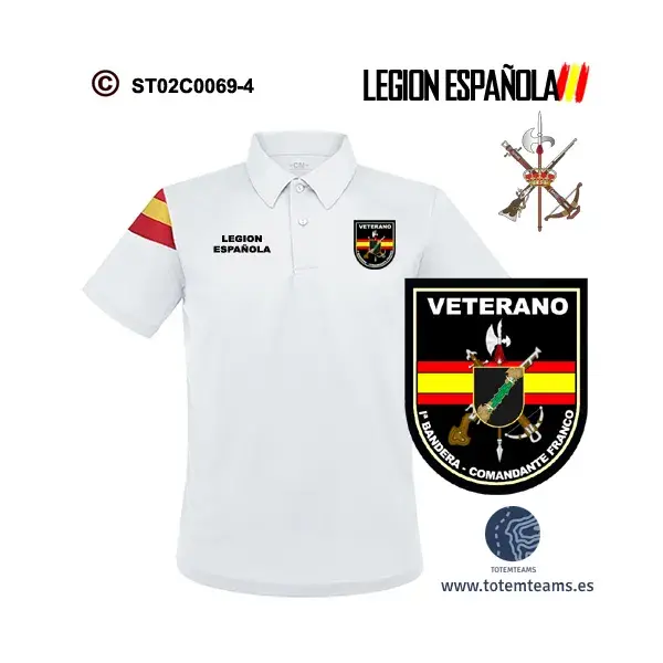 Polo-Bandera Iª Bandera Comandante Franco – Legión Española - Imagen 5