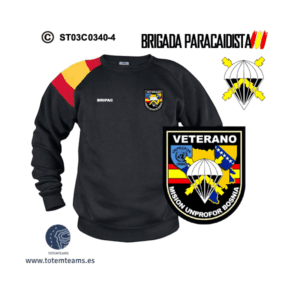Sudadera-bandera Veterano de Bosnia BRIPAC