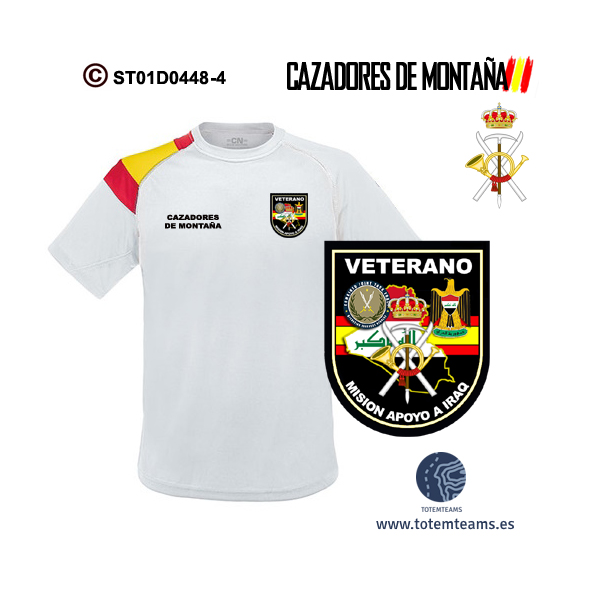 Camiseta Veterano de Iraq Cazadores de Montaña - Imagen 2