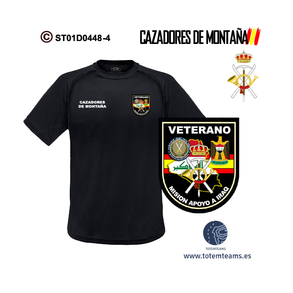 Camiseta Veterano de Iraq Cazadores de Montaña - Imagen 3