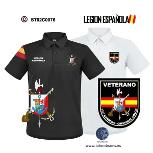 Polo-Bandera VIIIª Bandera Cristóbal Colon Legión Española