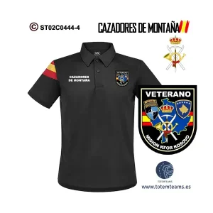Polo-Bandera Veterano de Kosovo Cazadores de Montaña