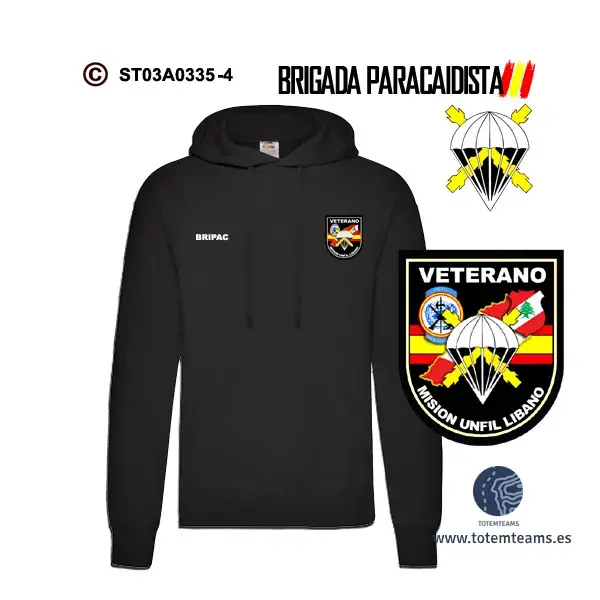 Sudadera-capucha Veterano de Líbano BRIPAC