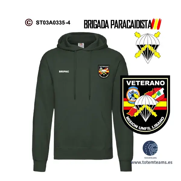 Sudadera-capucha Veterano de Líbano BRIPAC - Imagen 2