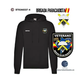 Sudadera-capucha Veterano de Kosovo BRIPAC