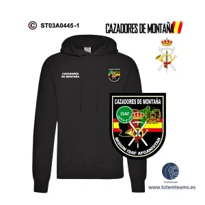 Sudadera-capucha Veterano de Afganistán Cazadores de Montaña
