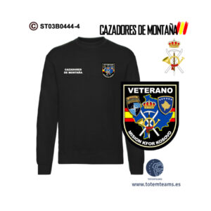 Sudadera-clásica Veterano de Kosovo Cazadores de Montaña