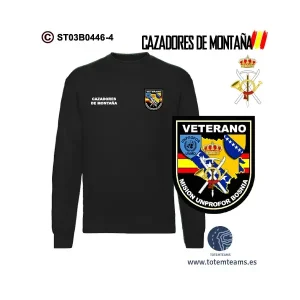 Sudadera-clásica Veterano de Bosnia Cazadores de Montaña