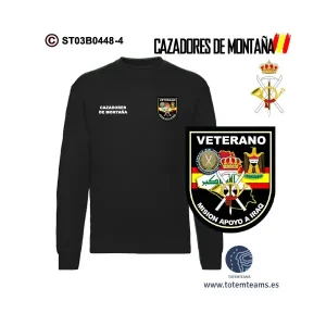 Sudadera-clásica Veterano de Iraq Cazadores de Montaña
