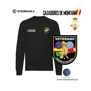 Sudadera-clásica Veterano de Mali Cazadores de Montaña