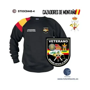 Sudadera-bandera Veterano de Iraq Cazadores de Montaña