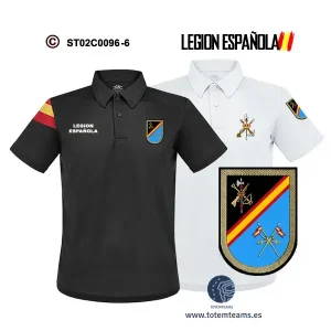 Polo-Bandera Grupo Ligero de Caballería Legión Española