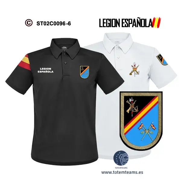 Polo-Bandera Grupo Ligero de Caballería Legión Española