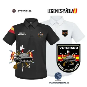 Polo-Bandera Compañía de Carros Bakali – Legión Española